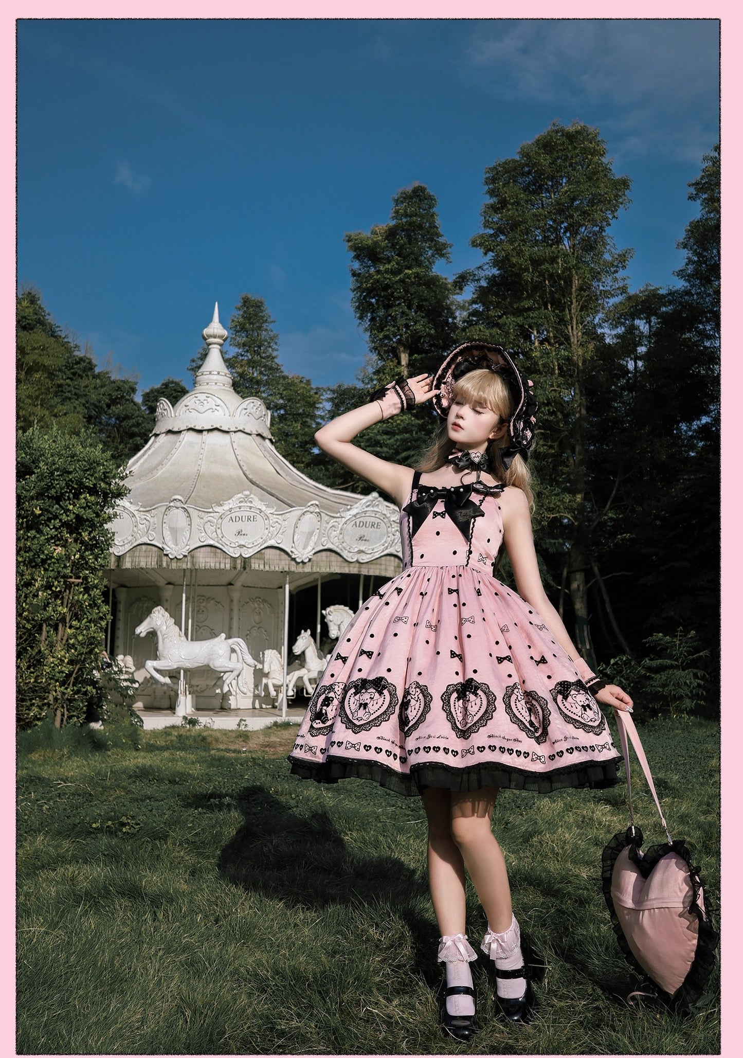 【受注予約~9/16】Brown Sugar Bear ジャンパースカート【Alice Girl】