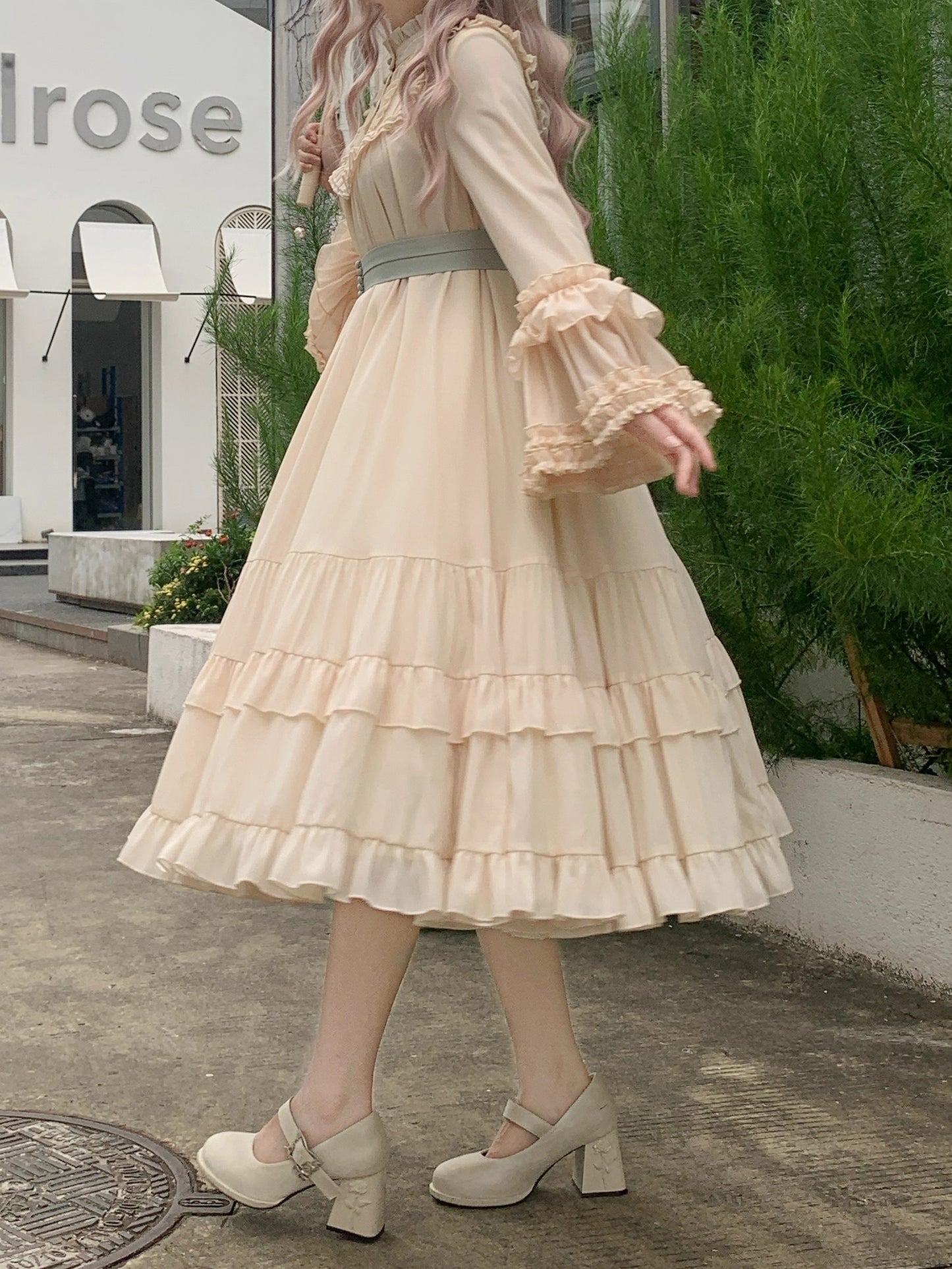 【受注予約~9/25】Princess of Windsor ワンピース・姫袖(ロング丈)【Little Dipper】