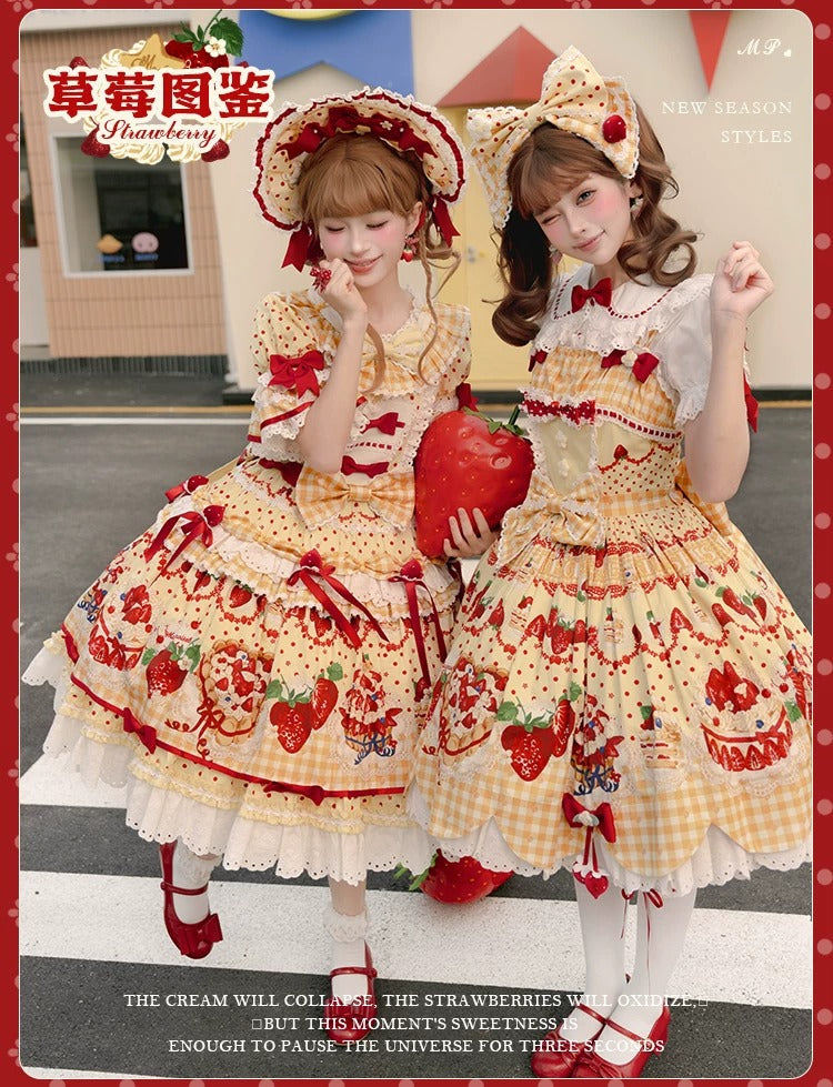 【受注予約~8/27】Strawberry Cake Illustration 2026ver. ブラウス【花与珍珠匣】