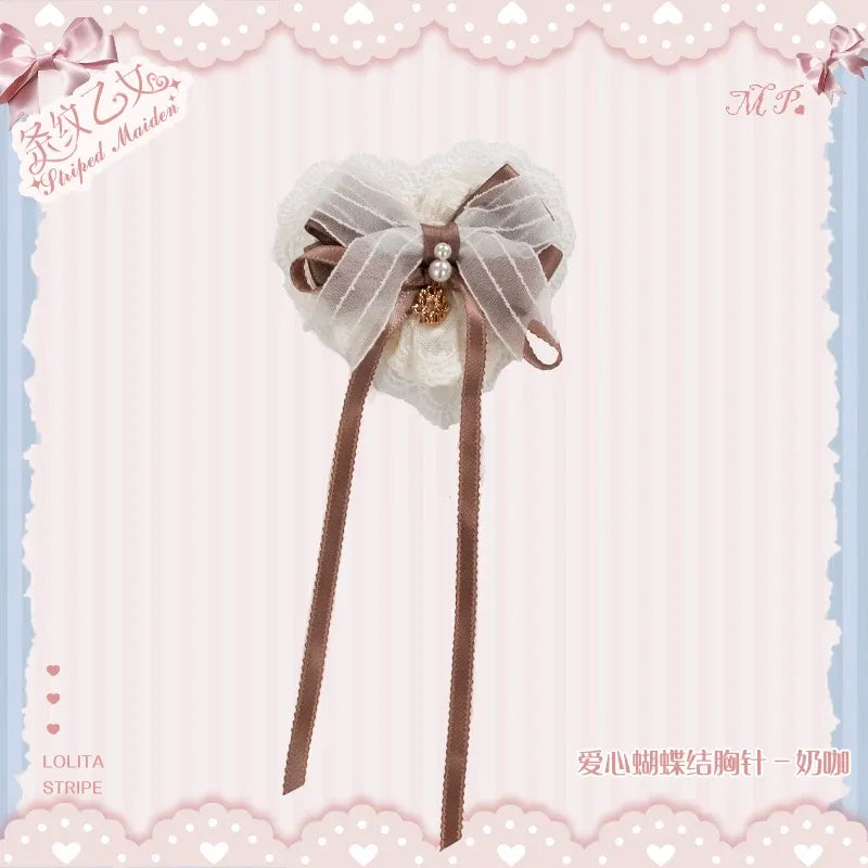 【受注予約~8/3】Striped Maiden アクセサリー【花与珍珠匣】