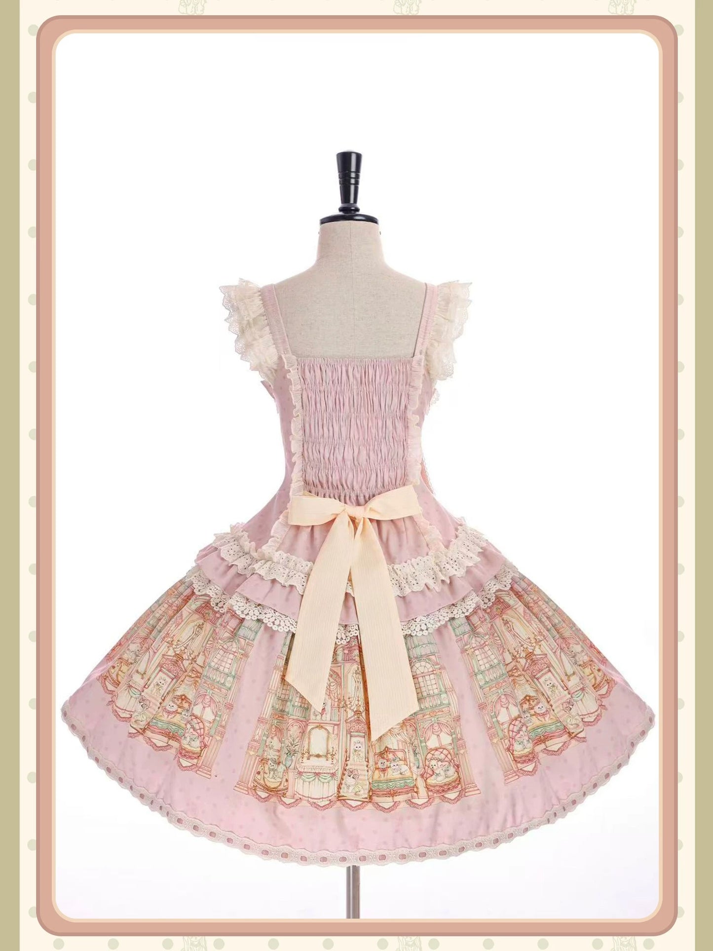 【受注予約~9/6】Fluffy Cat Castle ワンピース・ジャンパースカート【Alice Girl】
