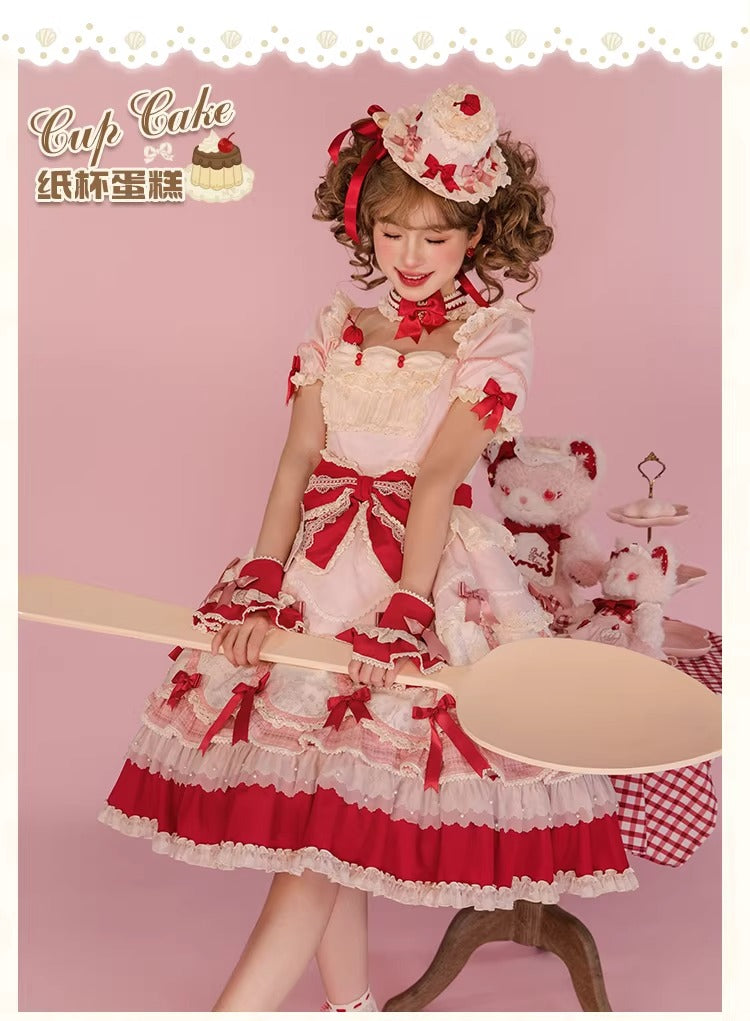 【受注予約~1/26】CupCakes ワンピース【花与珍珠匣】