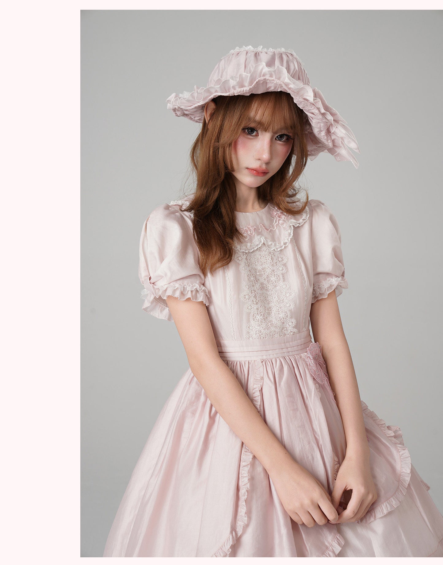 【受注予約~1/29】浮桜 ワンピース・ジャンパースカート【LizBird】