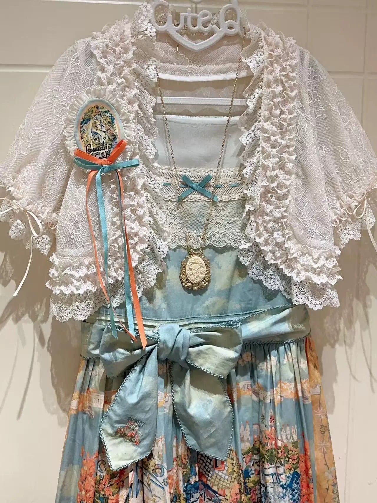 【受注予約~5/6】Dewans Garden Town カーディガン【Cutey Mask】