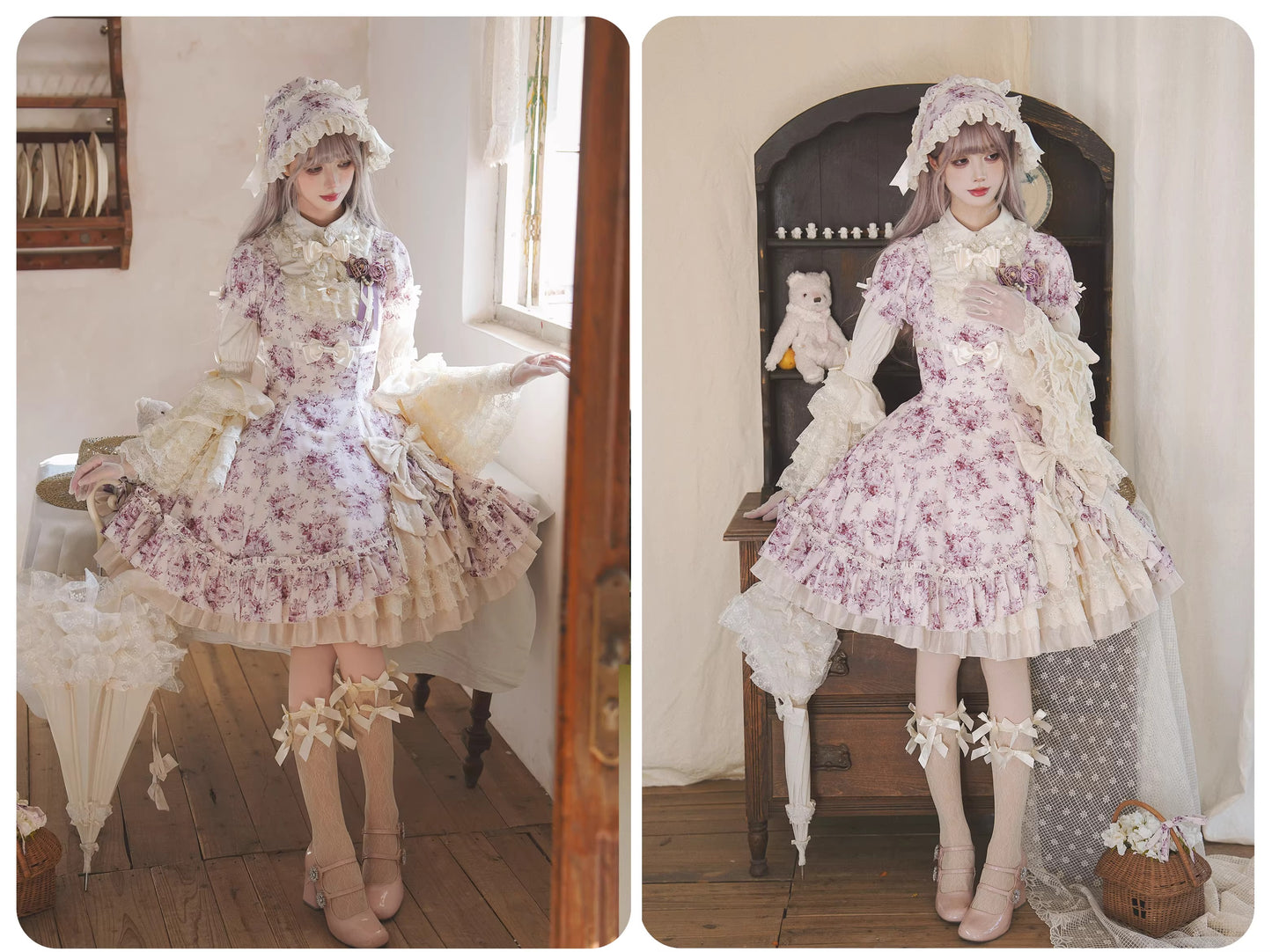 【受注予約~2/15】Black Rose アクセサリー【LittlePlum】