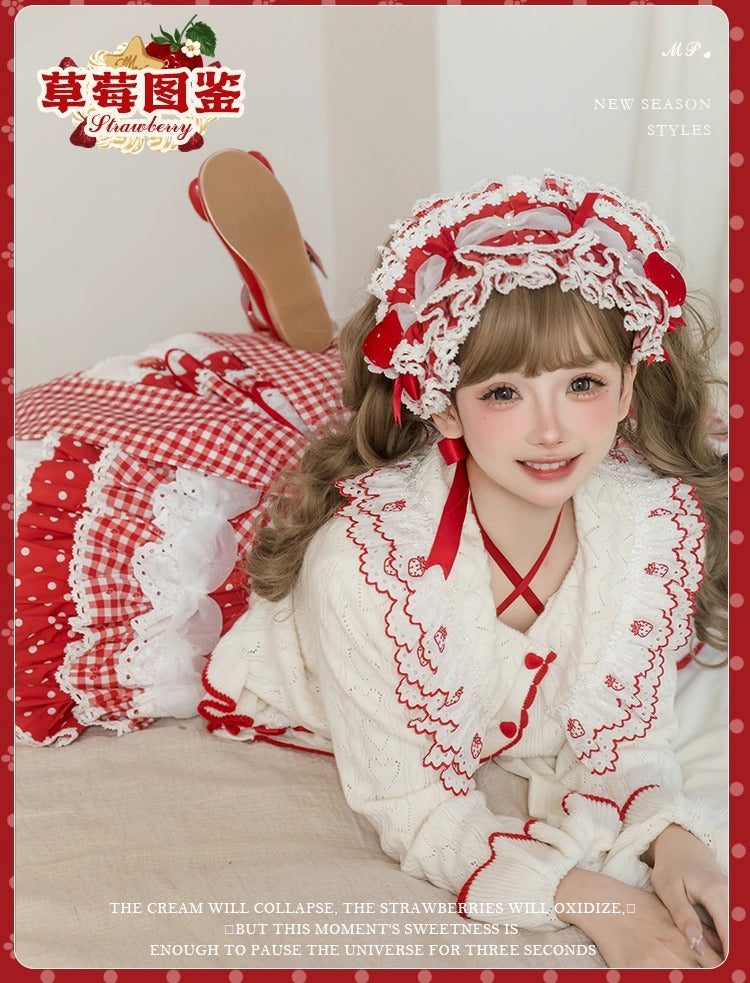 【受注予約~11/18】Strawberry Cake Illustration アクセサリー【花与珍珠匣】