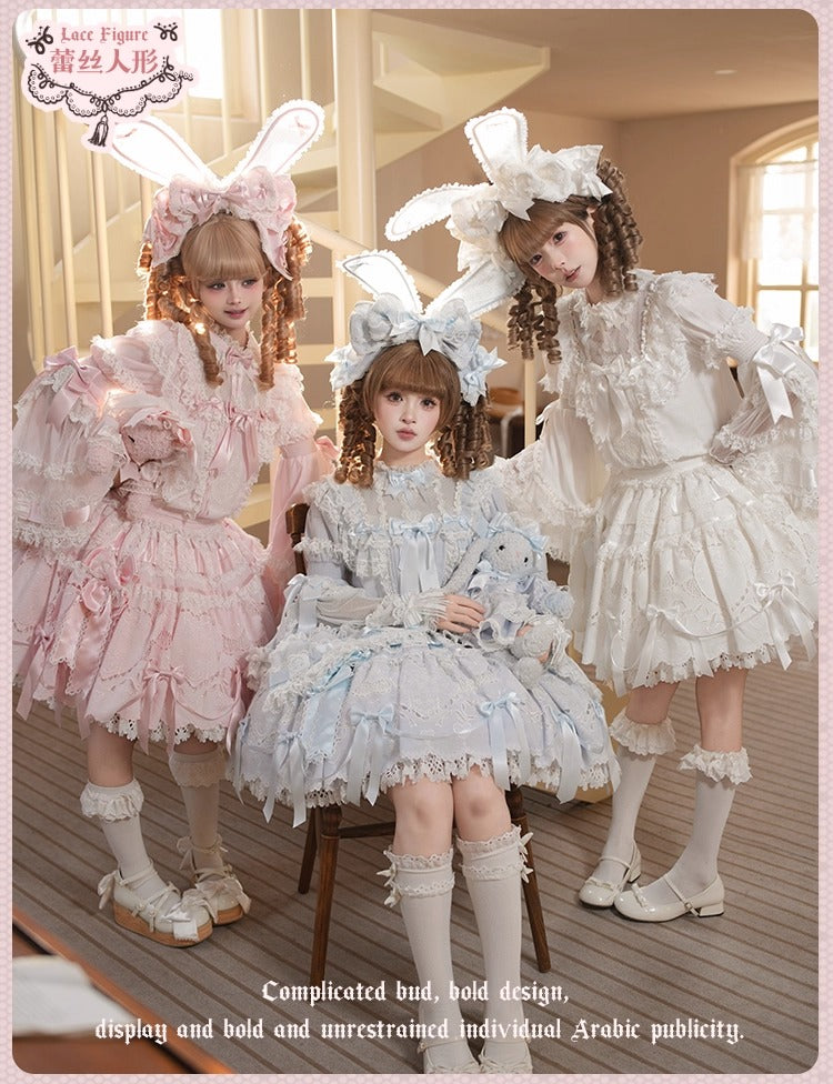 【受注予約~12/23】Race Doll ワンピース(タイプ3)【花与珍珠匣】