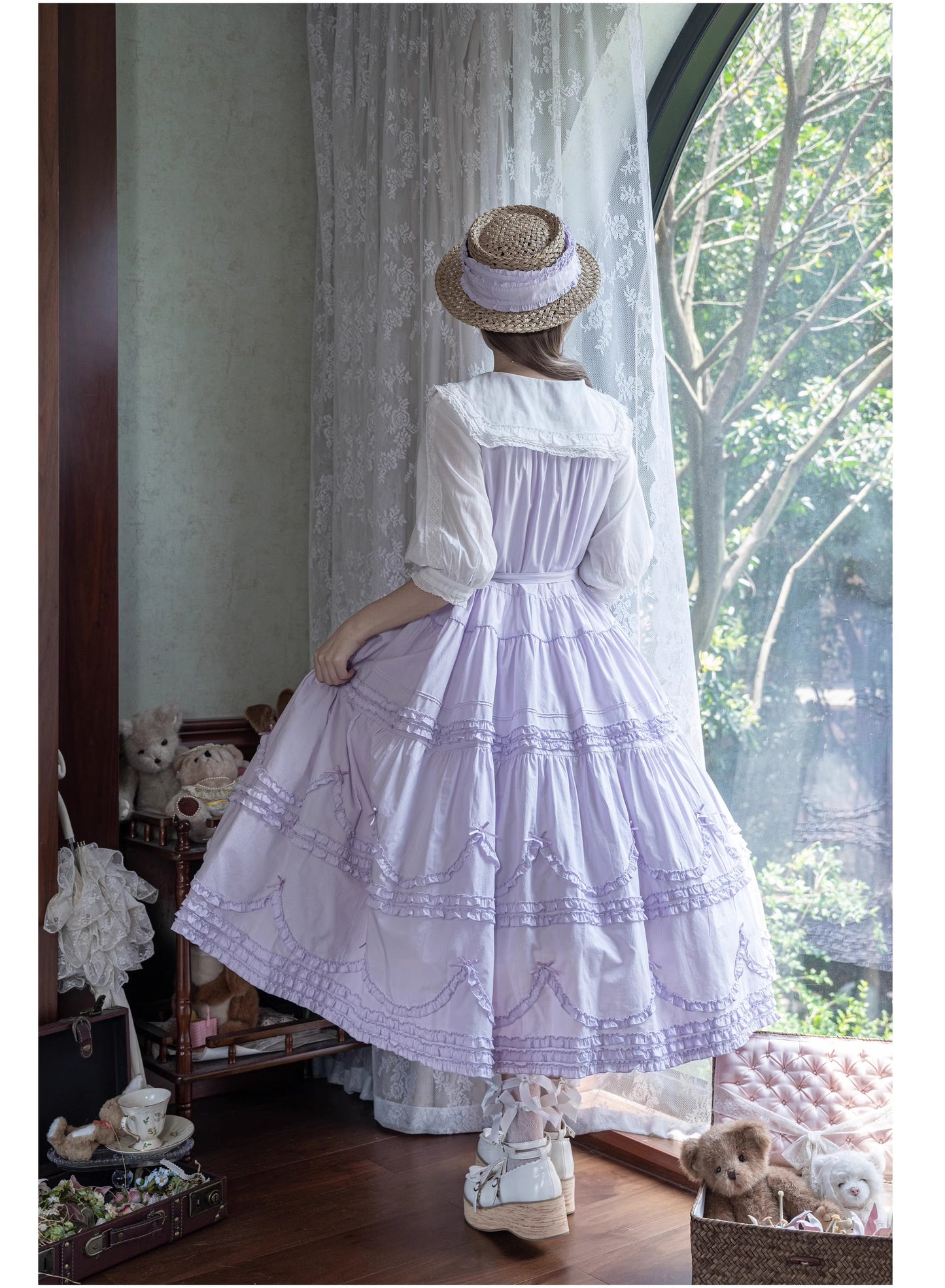 [Vorbestellungen bis 24. September] Warm Sun Palette Jumper Skirt (Typ 2) Lange Länge [Warm Sun Western Clothing]