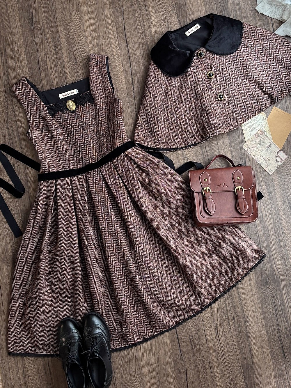 【受注予約~11/30】Earl Gray Tea 2.0 ジャンパースカート【Miss Cube】