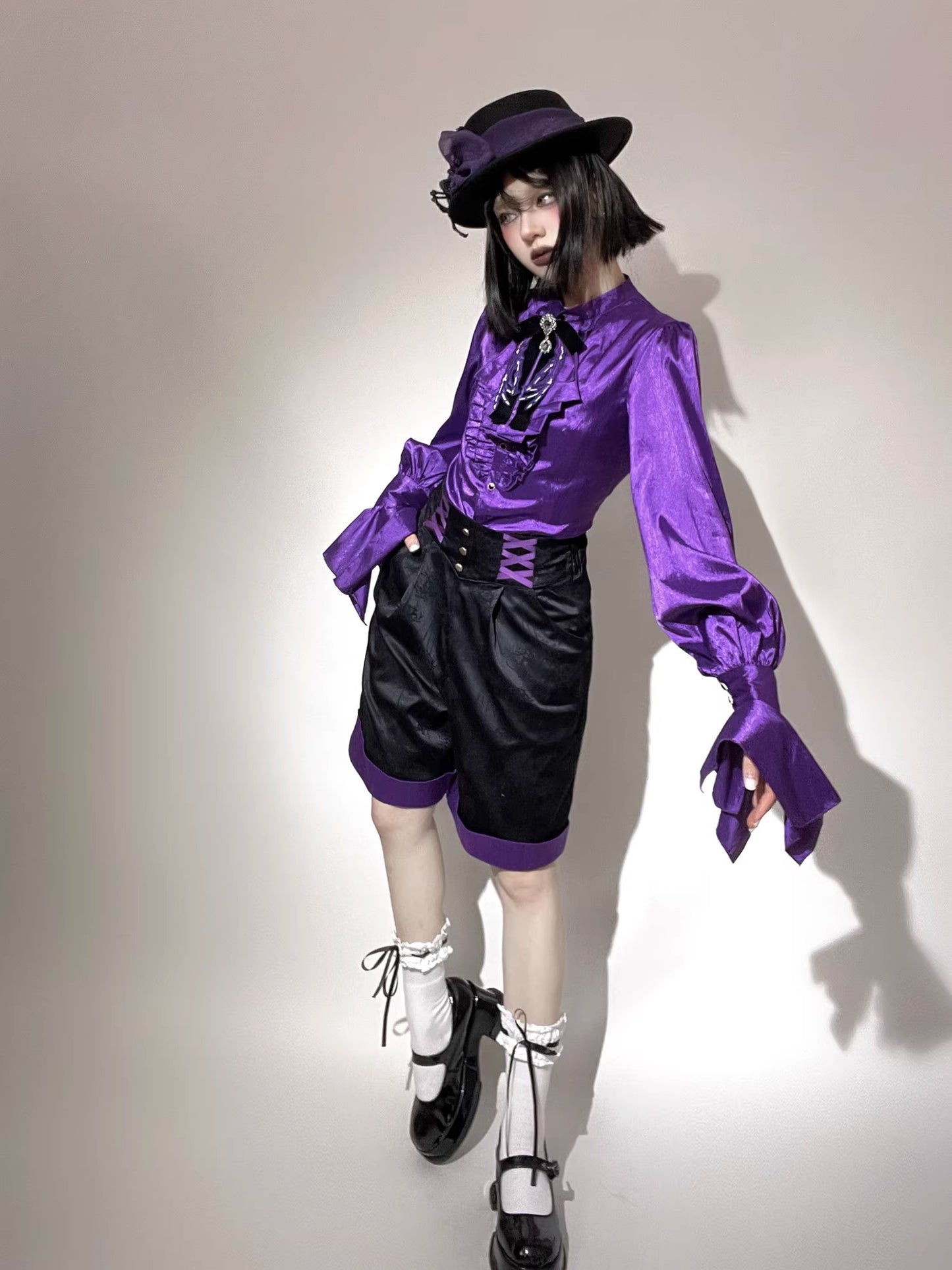 【受注予約~2/24】Returning on a Moonlit Night パンツ【Miss Point】