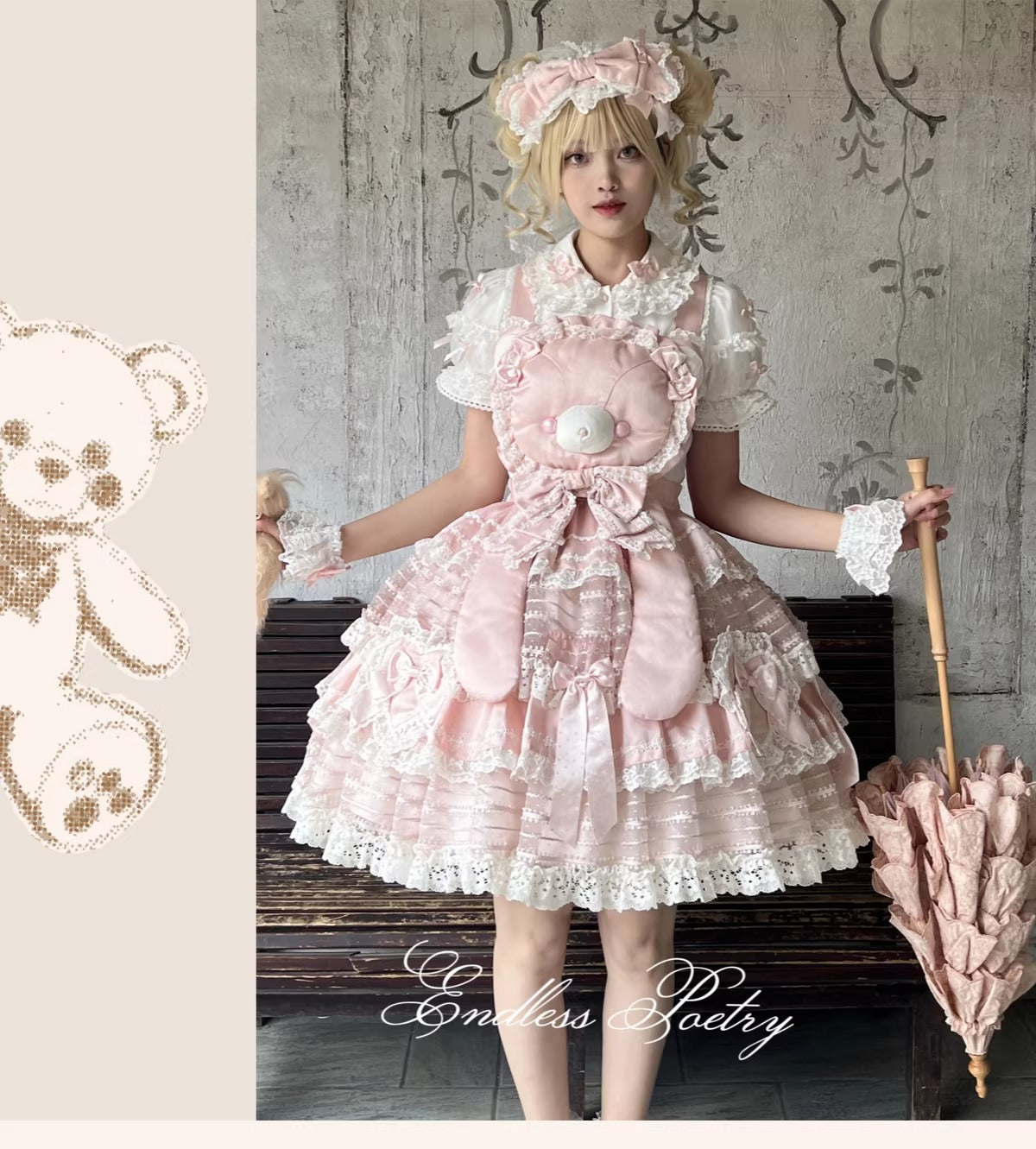 【受注予約~1/12】Princess Bear ワンピース・サロペット【Endless Poetry】