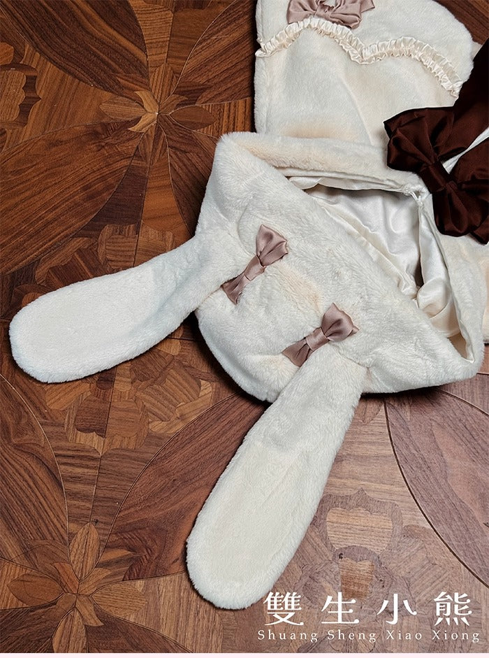 【受注予約~10/23】Frosted Sugar Rabbit ケープ【双生小熊】