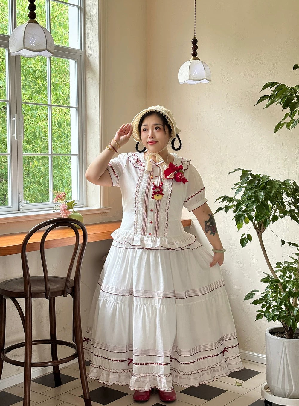 【受注予約~7/23】Orchard of the Four Seasons スカート【Miss Point】