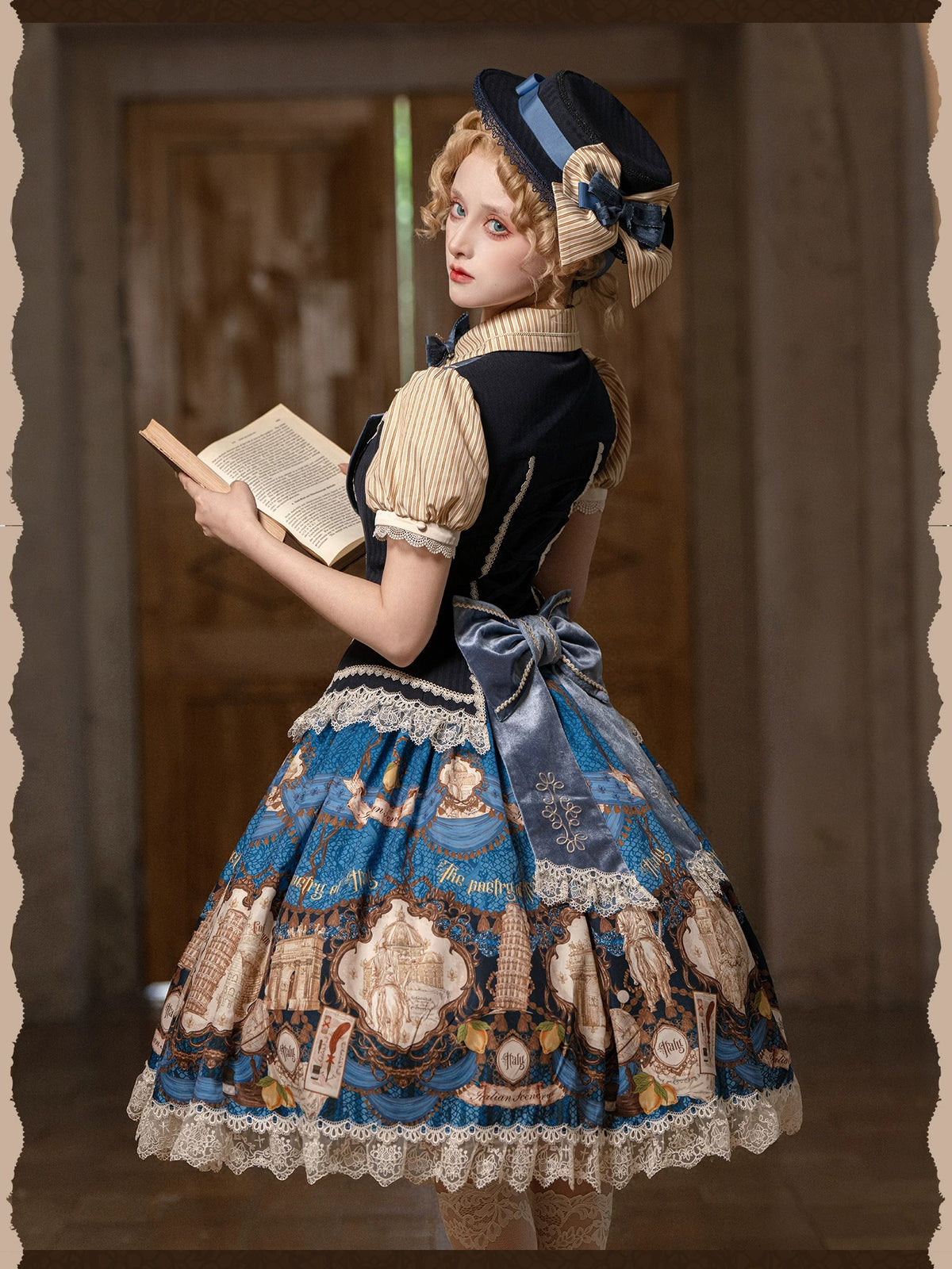 【受注予約~11/5】イタリア旅行記 ワンピース・ジャンパースカート・スカート【Alice Girl】