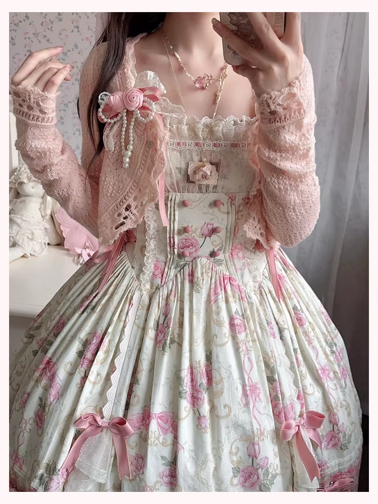 Antique Rose ジャンパースカート・ブラウス【Vivian】