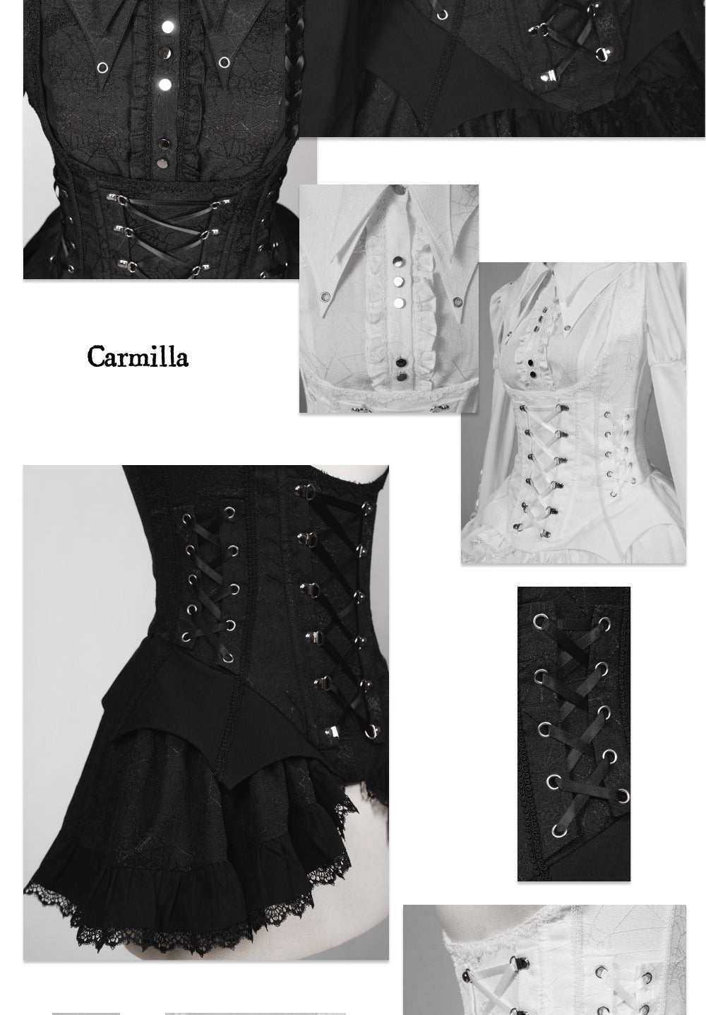 【受注予約~11/19】Camilla ブラウス・ベスト【Kuroya】