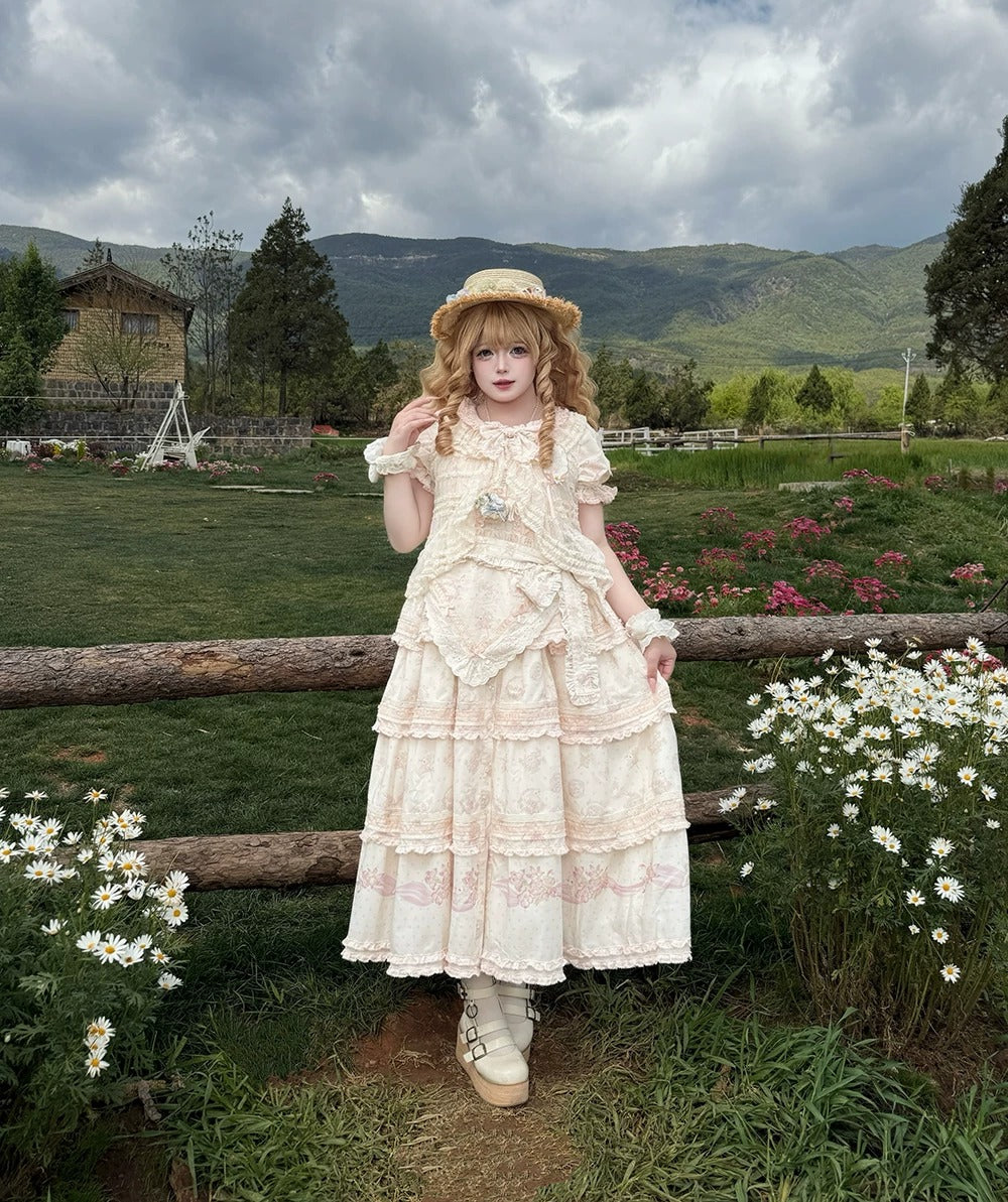 【受注予約~6/11】Blossom Lamb ワンピース(タイプ1)【Miss Point】