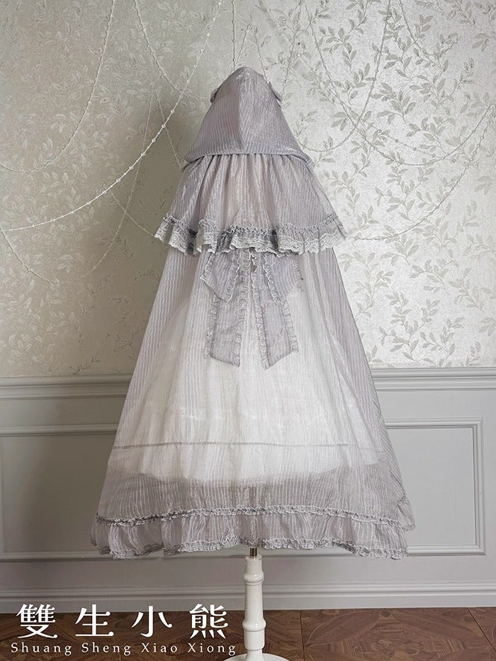 【受注予約~9/11】Gilded Dream レースマント【双生小熊】