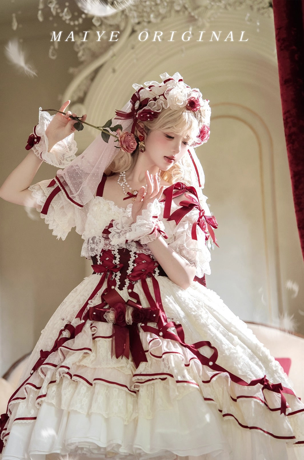 【受注予約~11/20】Diane Rose ワンピース【咩耶】