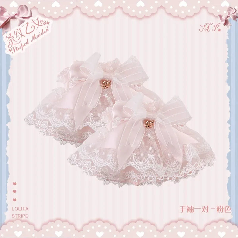 【受注予約~8/3】Striped Maiden アクセサリー【花与珍珠匣】