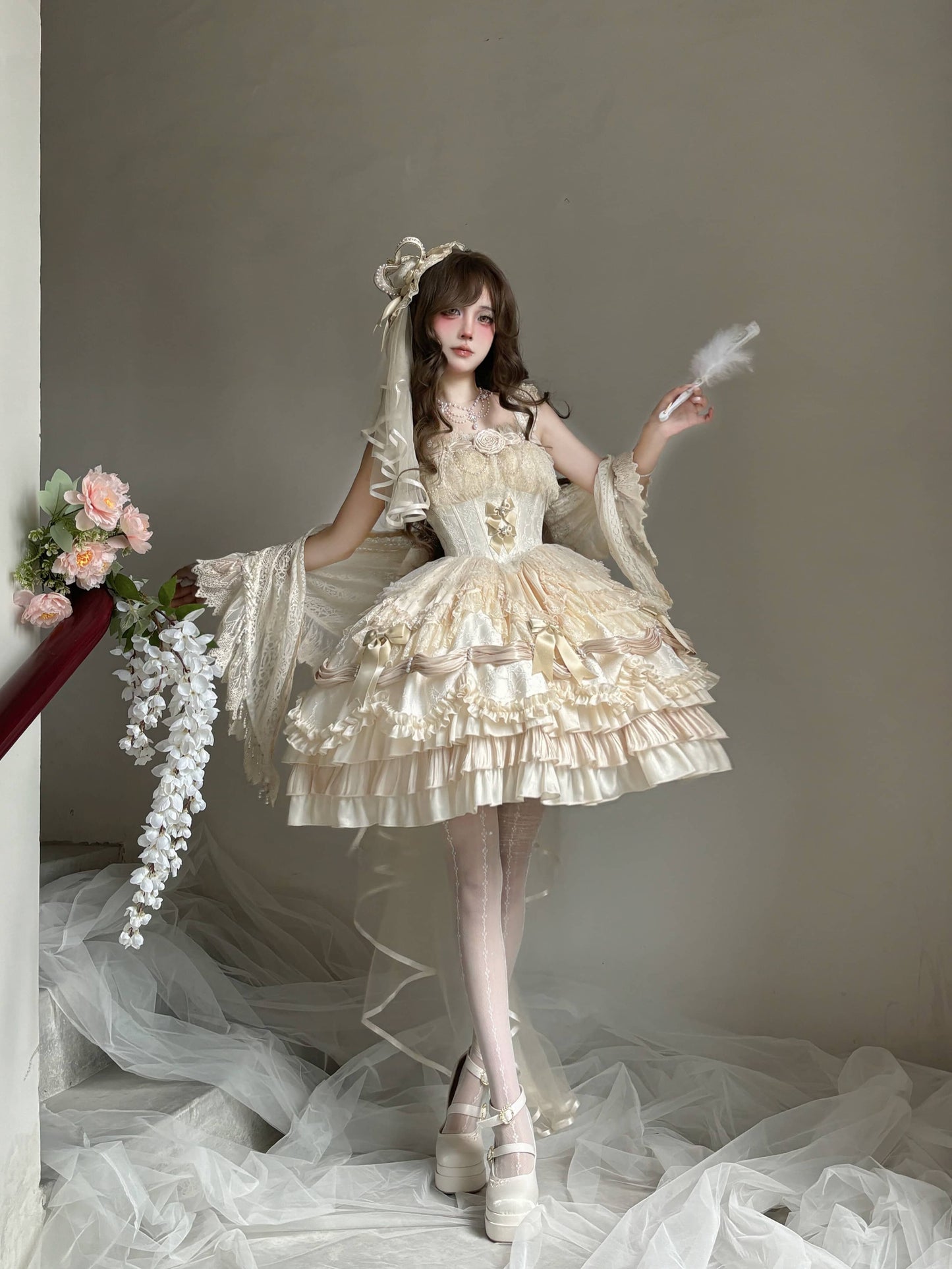 【受注予約~2/19】舞踏会のジャンパースカートセット【Starry Messenger】