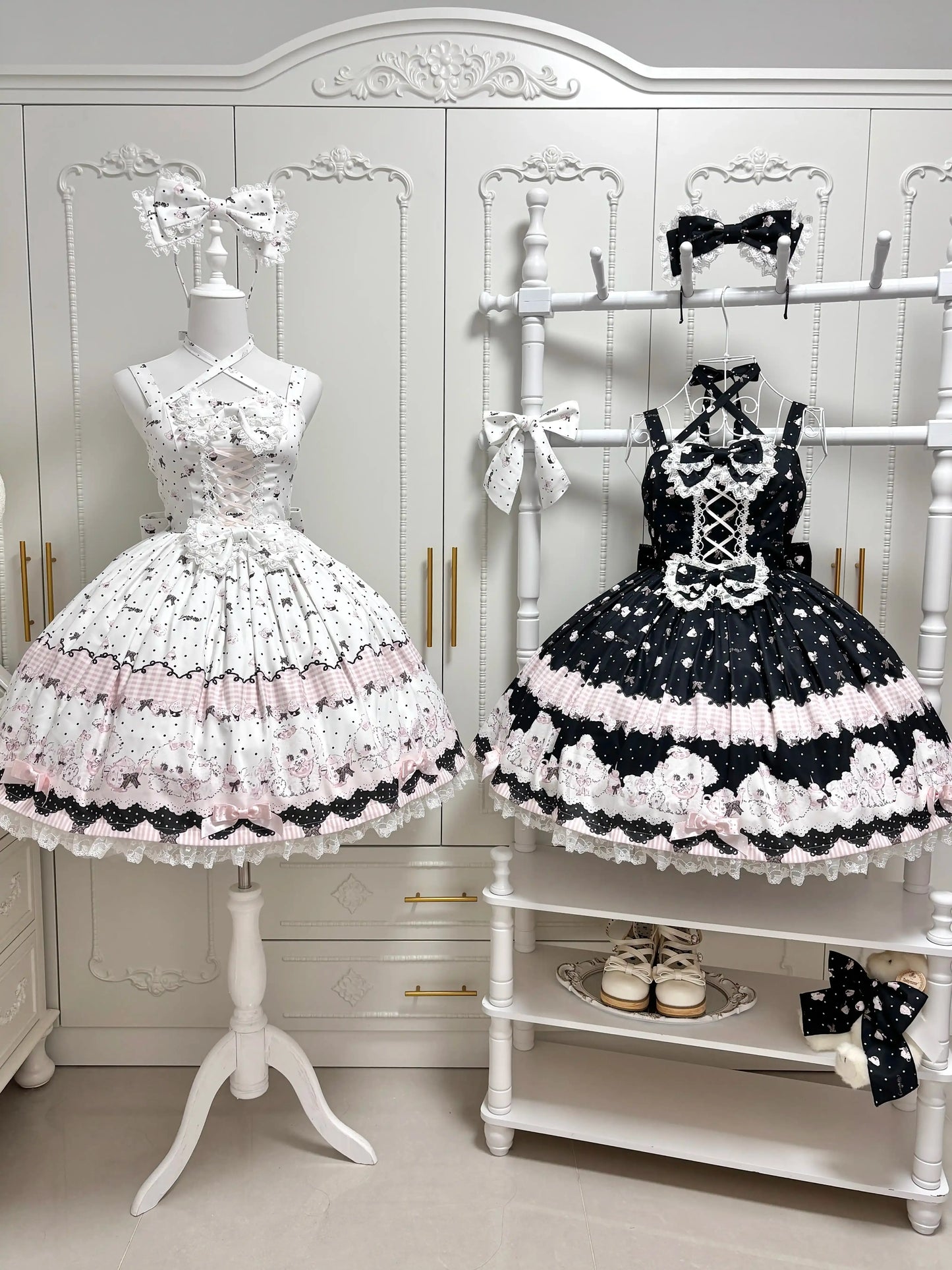 【受注予約~11/18】Polka Dot Puppy アクセサリー【兔果芋園】