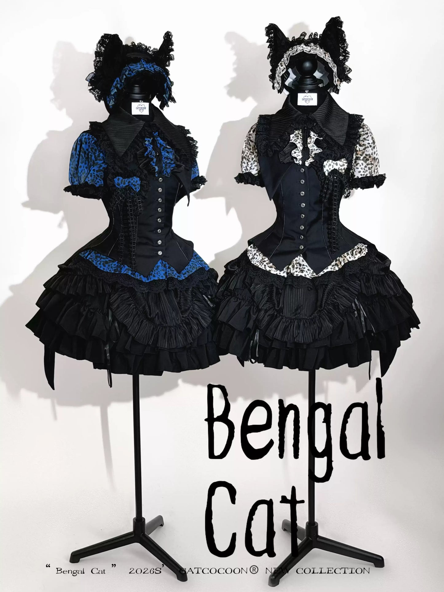 【受注予約~6/8】Bengal Cat ブラウス・ベスト・スカート【CATCOCOON】