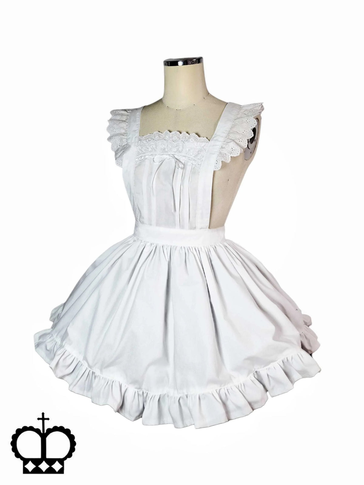 Lady Cotton Lace Apron【Rose Noire】