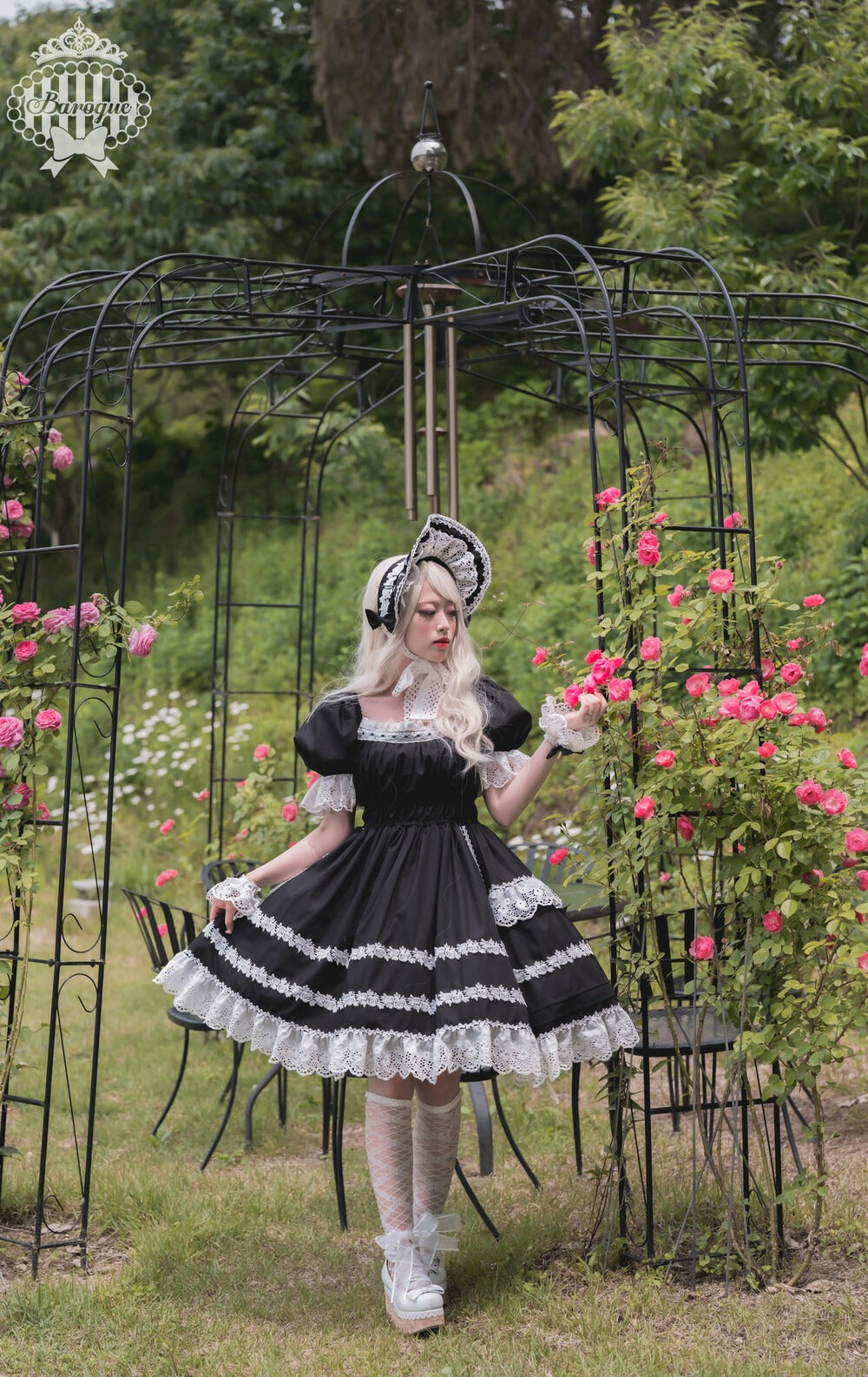 【受注予約~10/5】Rose Bouquet フルシャーリングワンピース【Baroque】