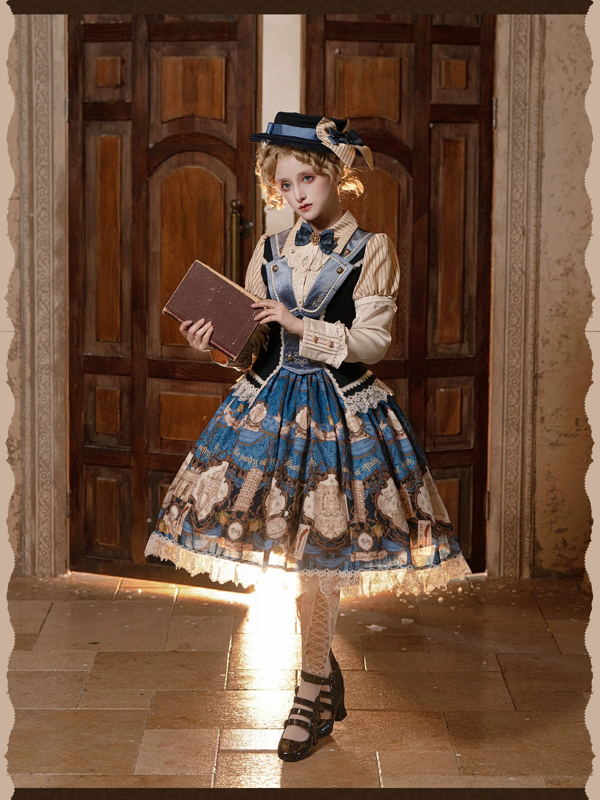【受注予約~11/5】イタリア旅行記 ワンピース・ジャンパースカート・スカート【Alice Girl】
