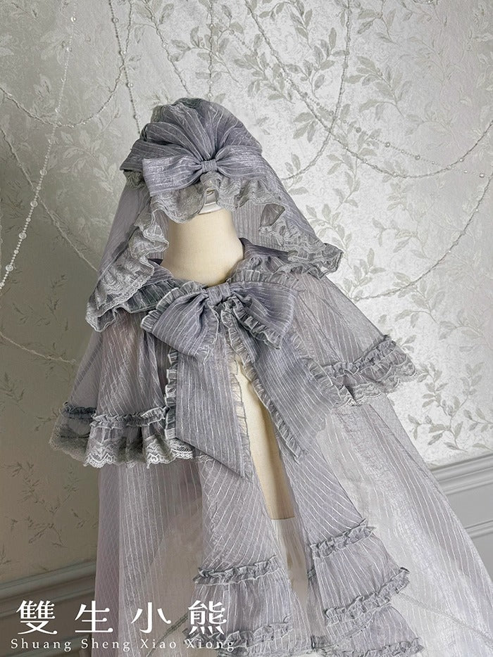 【受注予約~9/11】Gilded Dream レースマント【双生小熊】