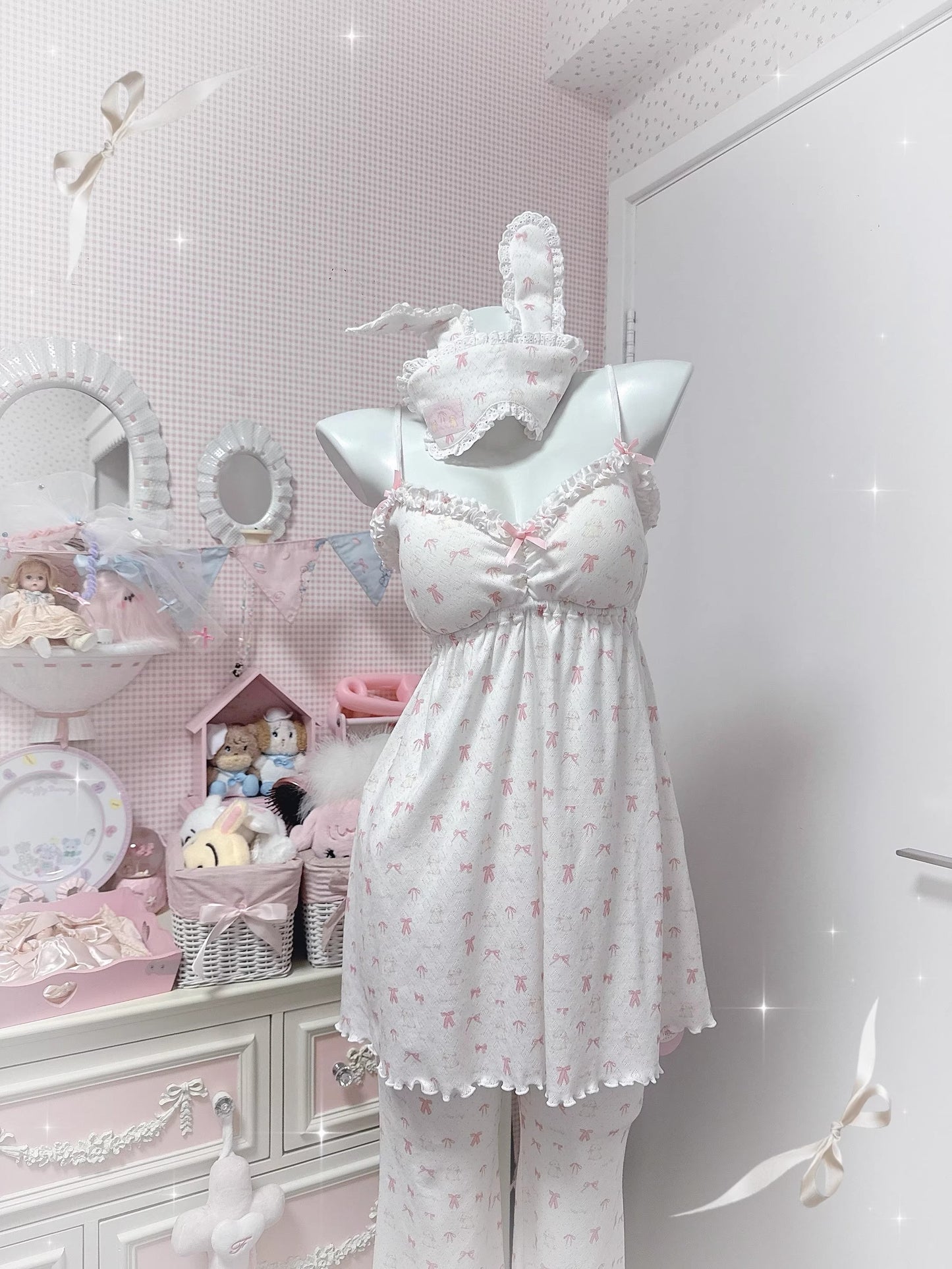 リボンナイトウェア【Sheep Puff】