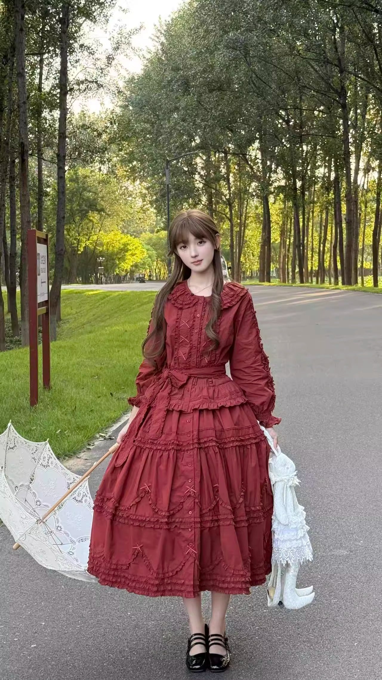 【受注予約~10/27】Warm Sun Palette スカート【暖屿洋装】