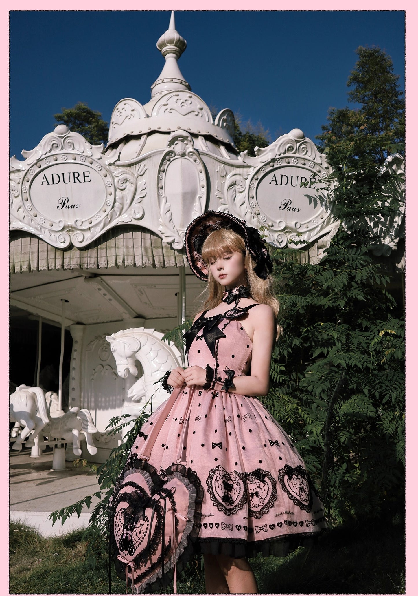 【受注予約~9/16】Brown Sugar Bear ジャンパースカート【Alice Girl】