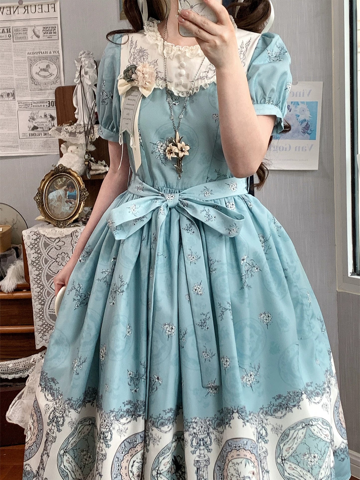 Porcelain Bottle ワンピース【DreamWhale】