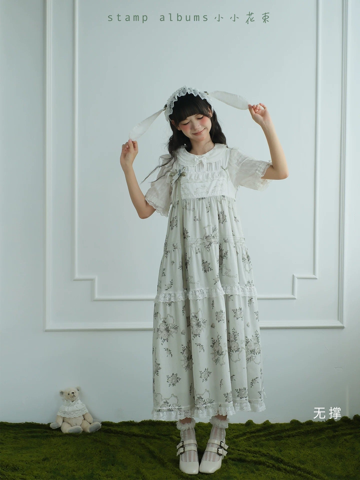 【受注予約~7/2】Petit Bouquet ワンピース・ジャンパースカート【Stamp Albums】
