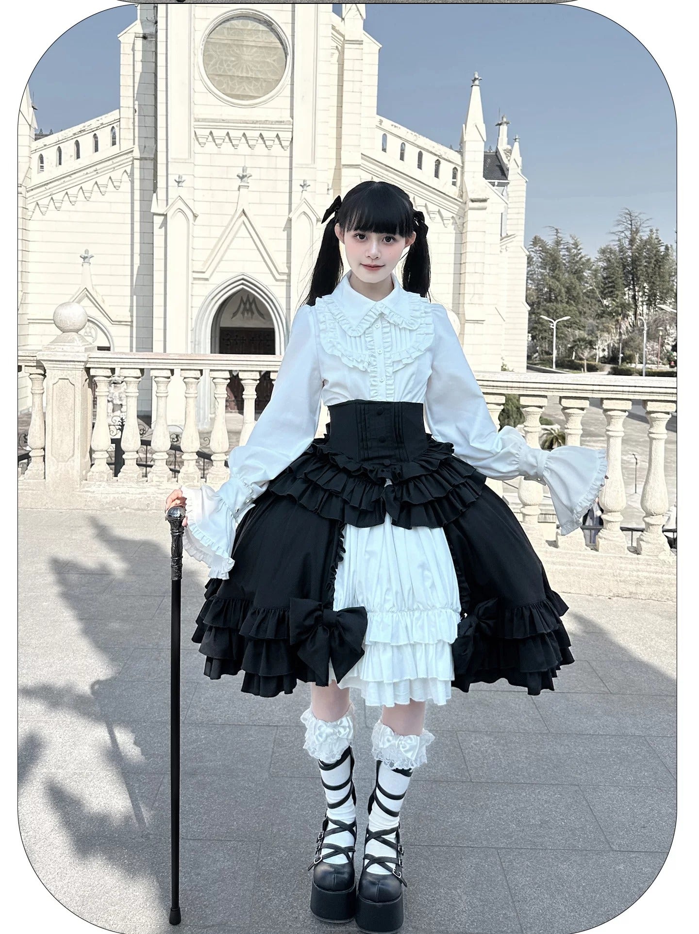 Doll Sonata ブラウス・スカート・ケープ・セットアップ【BearDiary