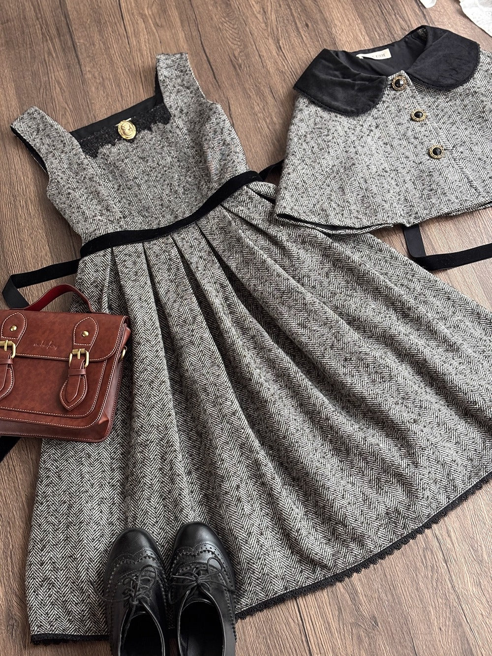 【受注予約~11/30】Earl Gray Tea 2.0 ジャンパースカート【Miss Cube】