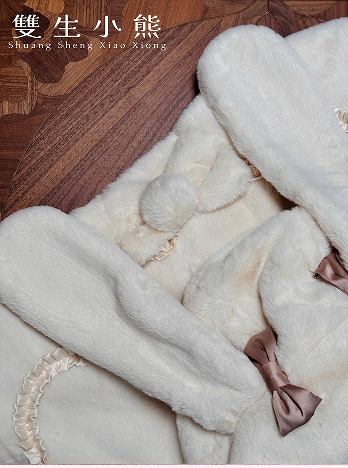 【受注予約~10/23】Frosted Sugar Rabbit ケープ【双生小熊】