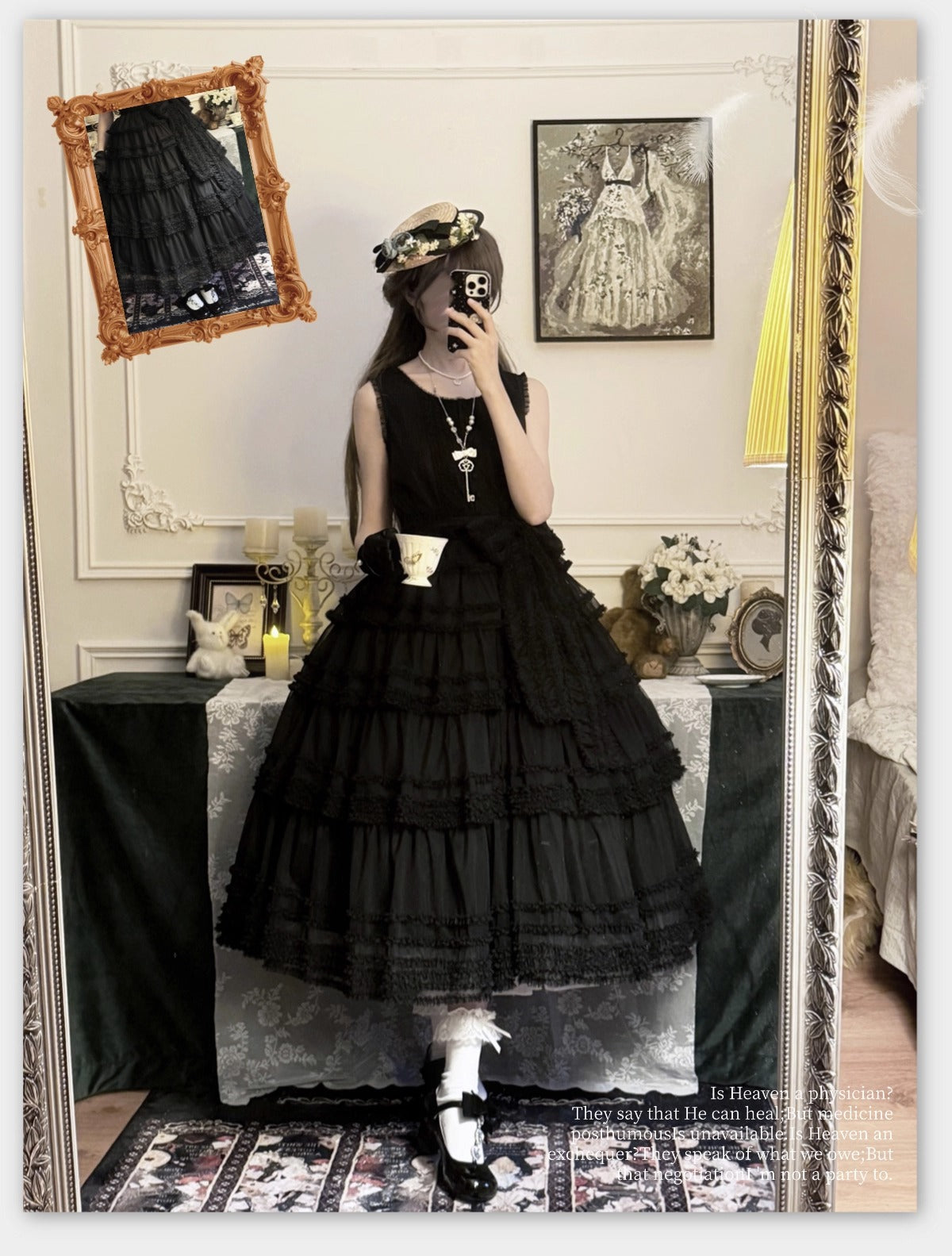 【受注予約~12/24】Lillian's Summer ジャンパースカート(タイプ2・ショート丈)【Spring Flower Language】