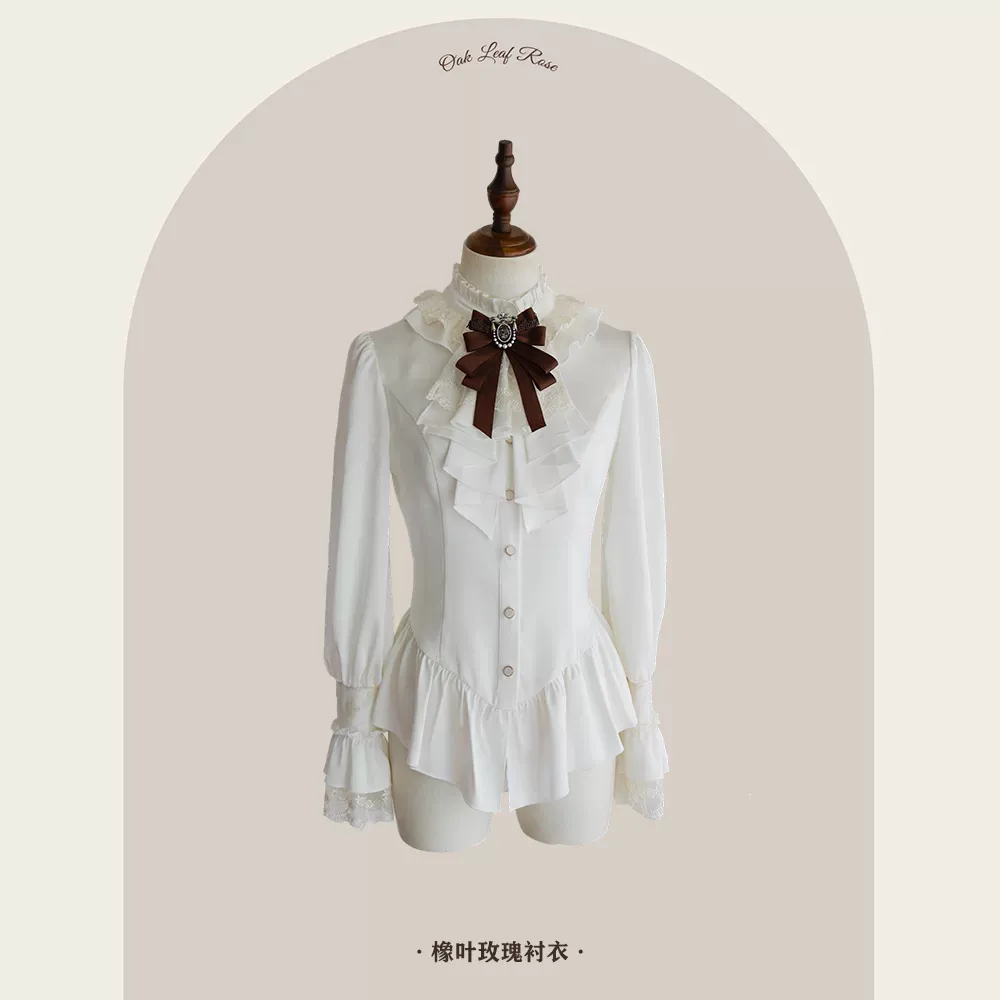 【受注予約~9/17】Leaves & Roses ジャケット・ブラウス【甜蜜夢境】
