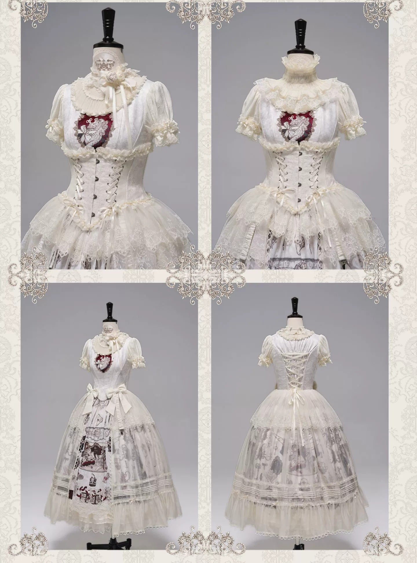 【受注予約~4/30】Clockwork Doll ワンピース・コルセット・フルセット【Clockwork Heart】