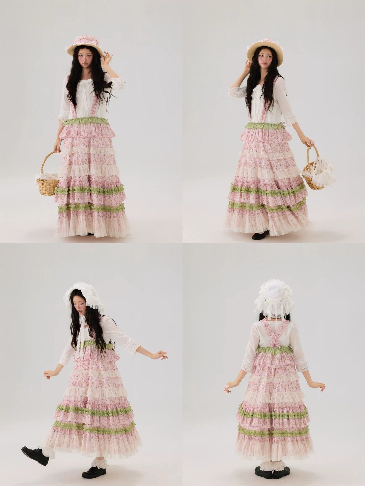 【受注予約~6/28】Bouquet of flowers for autumn 2026 ジャンパースカート(タイプ2)【BacioBouquet】