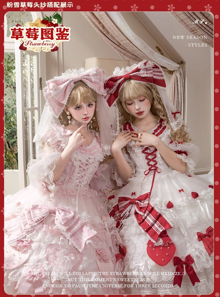 【受注予約~11/18】Strawberry Cake Illustration アクセサリー【花与珍珠匣】