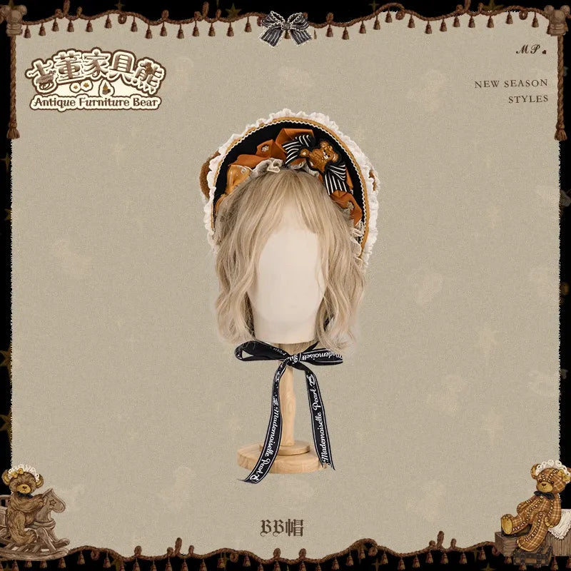 【受注予約~9/8】Antique Furniture Bear アクセサリー【Melliflorpearl】