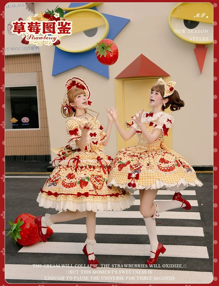 【受注予約~8/27】Strawberry Cake Illustration 2026ver. ブラウス【花与珍珠匣】