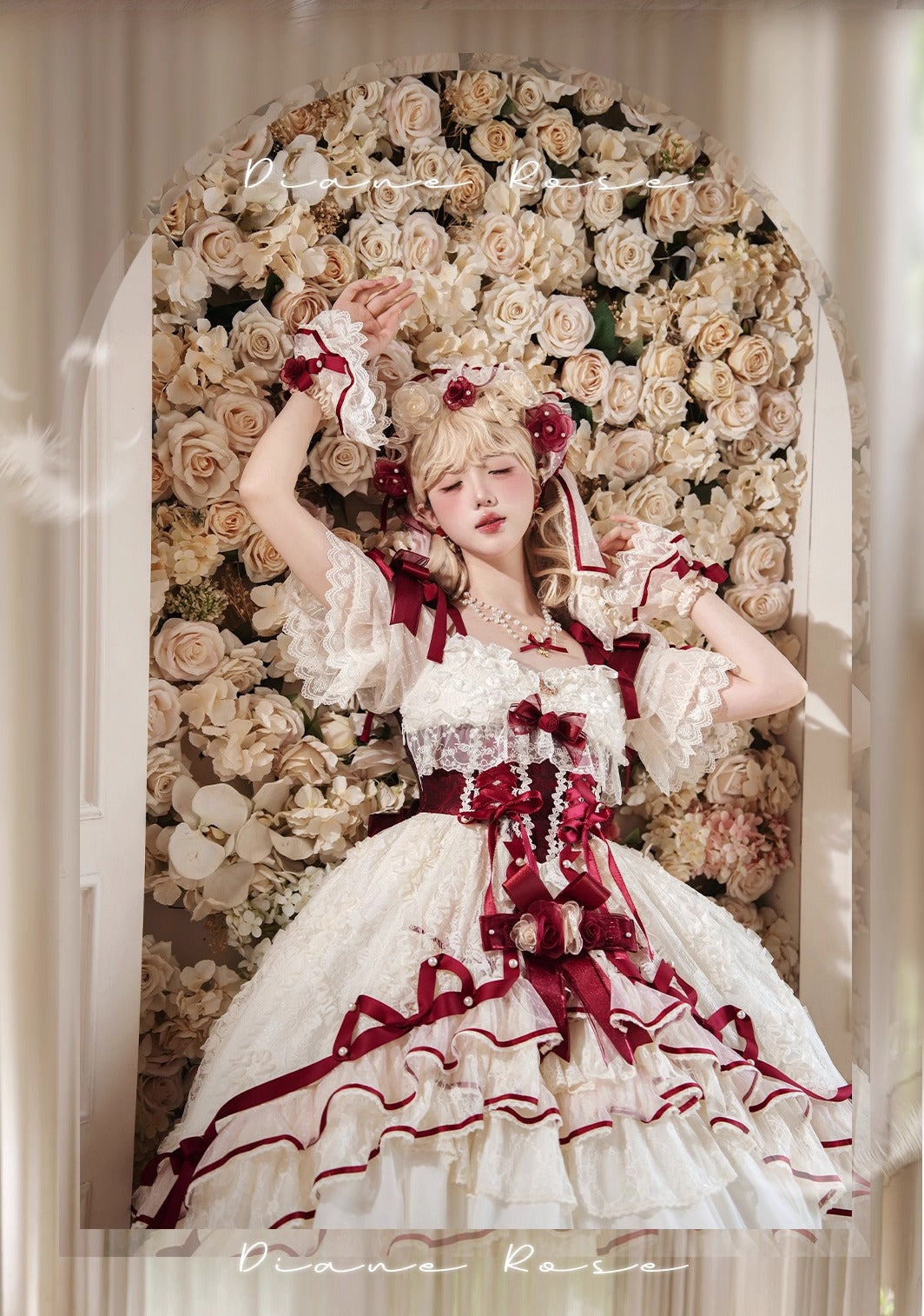 【受注予約~11/20】Diane Rose ワンピース【咩耶】