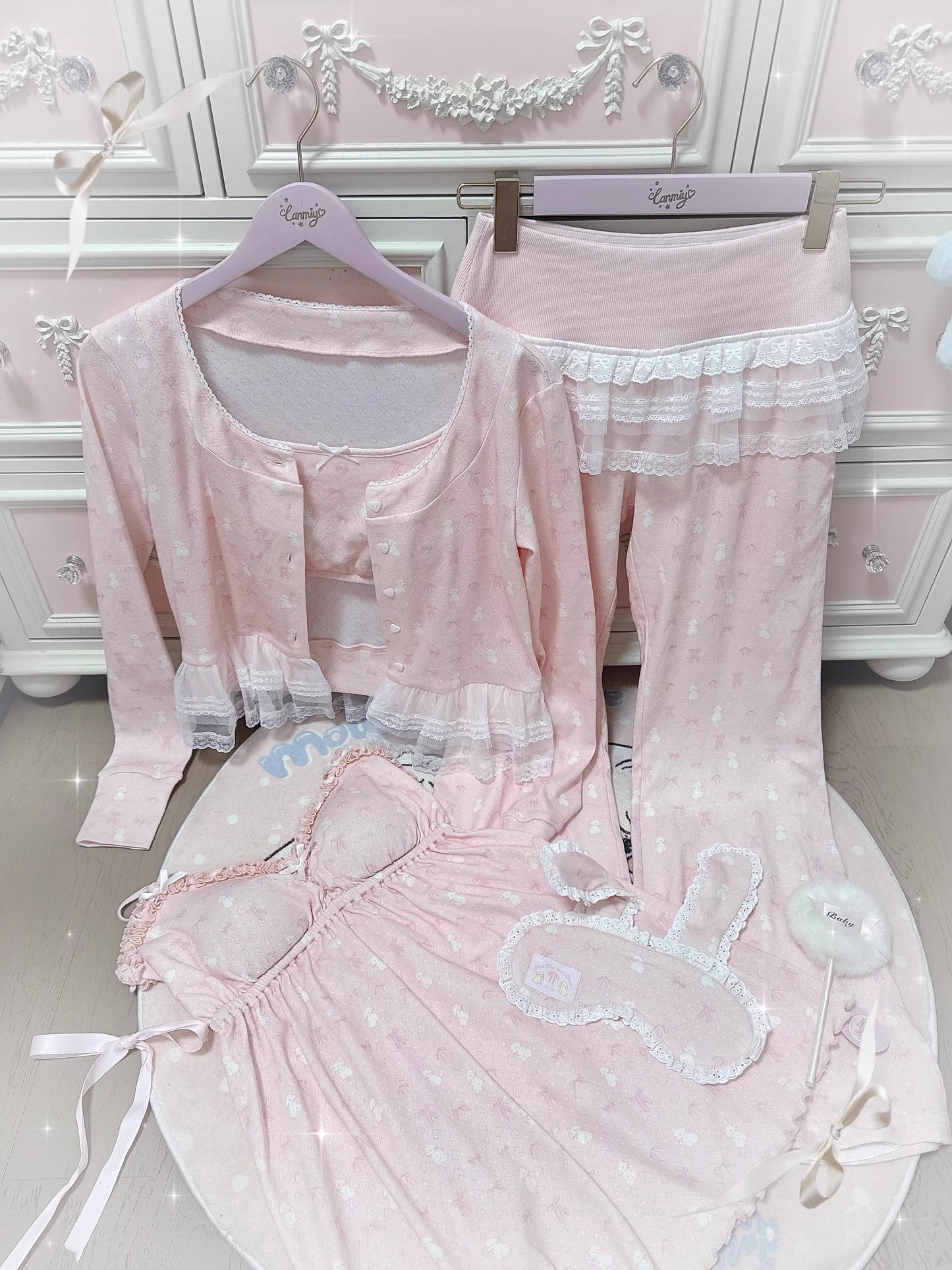 リボンナイトウェア【Sheep Puff】