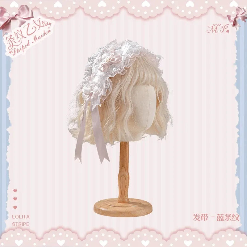 【受注予約~8/3】Striped Maiden アクセサリー【花与珍珠匣】