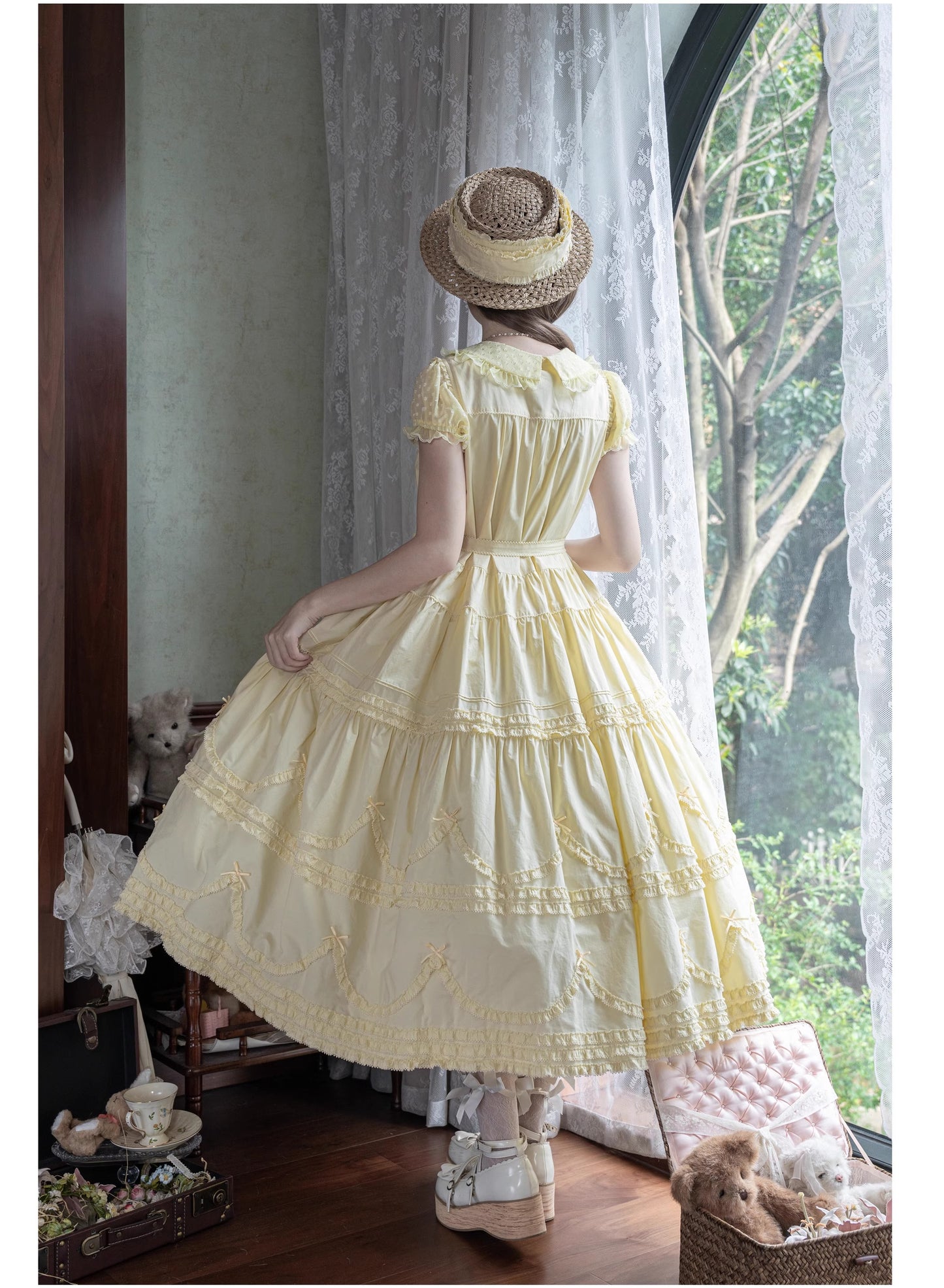 [Vorbestellungen bis 24. September] Warm Sun Palette Jumper Skirt (Typ 2) Lange Länge [Warm Sun Western Clothing]